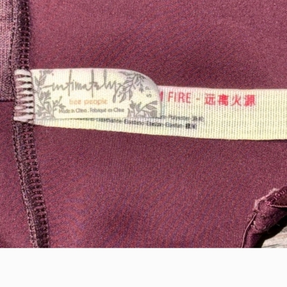 [Intimately free people] Brianna Longline Underwire Bra - Crimson - S - Picture 7 of 9